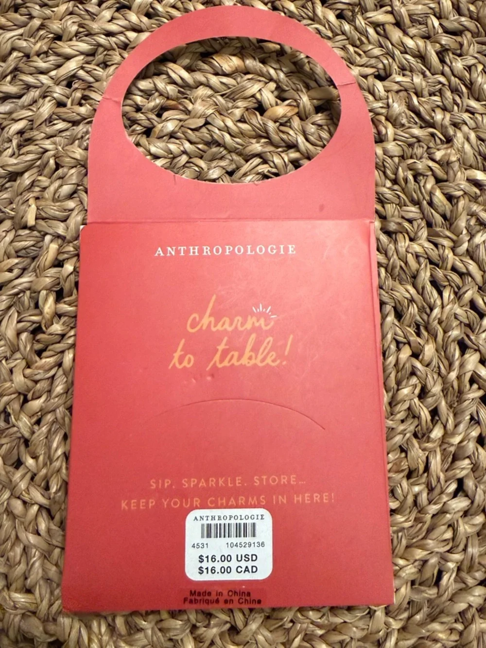 Anthropologie Hair of the Dog Cocktail Charms – Set of 2